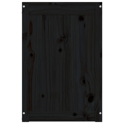 Musta pyykkilaatikko Falcone 44x44x66cm (mänty)