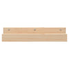 Seinähyllyt 2 kpl 50x12x9 cm täysi mänty