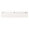 Seinähyllyt 2 kpl valkoinen 50x12x9 cm täysi mänty