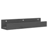 Seinähyllyt 2 kpl harmaa 50x12x9 cm täysi mänty