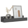 Seinähyllyt 2 kpl harmaa 50x12x9 cm täysi mänty