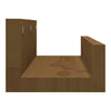 Seinähyllyt 2 kpl hunajanruskea 50x12x9 cm täysi mänty