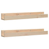 Seinähyllyt 2 kpl 80x12x9 cm täysi mänty