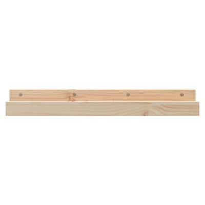 Seinähyllyt 2 kpl 80x12x9 cm täysi mänty