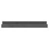 Seinähyllyt 2 kpl harmaa 80x12x9 cm täysi mänty
