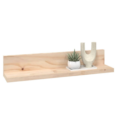 Seinähyllyt 2 kpl 50x11x9 cm täysi mänty