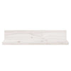 Seinähyllyt 2 kpl valkoinen 50x11x9 cm täysi mänty