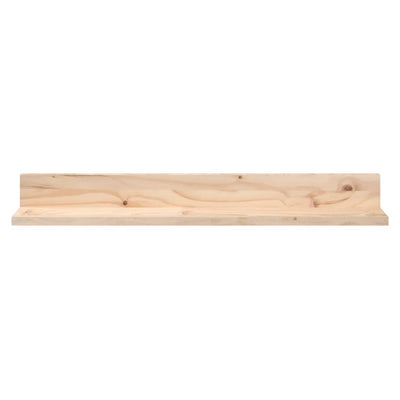 Seinähyllyt 2 kpl 80x11x9 cm täysi mänty