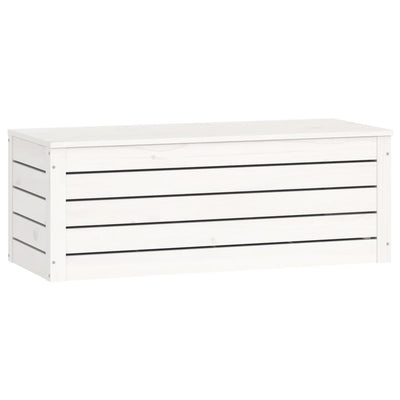 Säilytyslaatikko valkoinen 89x36,5x33 cm täysi mänty