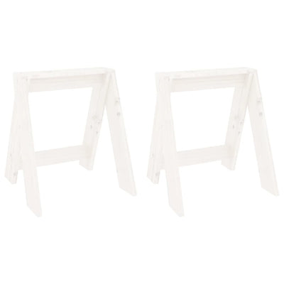 Valkoinen jakkarat Vrevolod 40x40x45cm (2 kpl mänty)