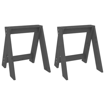 Jakkarat 2 kpl harmaa 40x40x45 cm täysi mänty