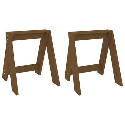 Jakkarat 2 kpl hunajanruskea 40x40x45 cm täysi mänty