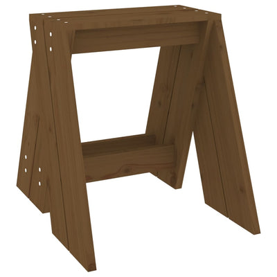 Jakkarat 2 kpl hunajanruskea 40x40x45 cm täysi mänty