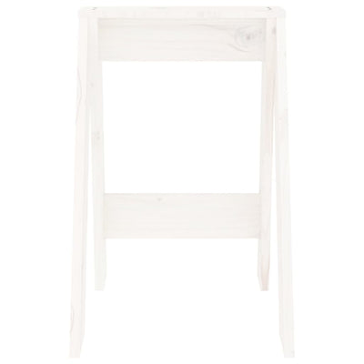 Valkoinen jakkarat Vrevolod 40x40x60cm (2 kpl mänty)