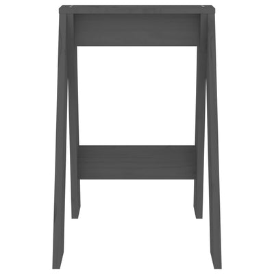 Jakkarat 2 kpl harmaa 40x40x60 cm täysi mänty