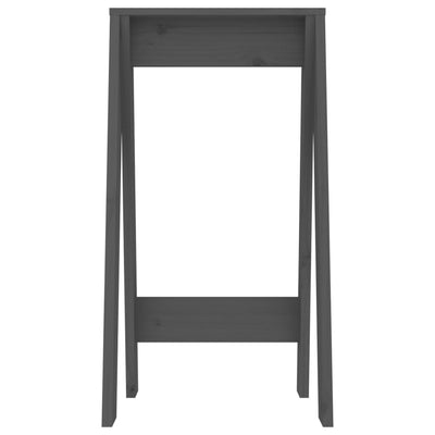 Jakkarat 2 kpl harmaa 40x40x75 cm täysi mänty