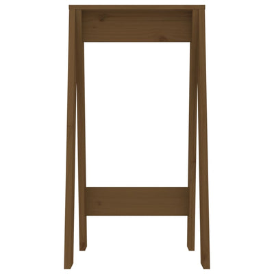Jakkarat 2 kpl hunajanruskea 40x40x75 cm täysi mänty