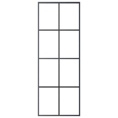 Liukuovi asennustarvikkeilla Mavrea 76x205cm (esg lasi ja alumiini)