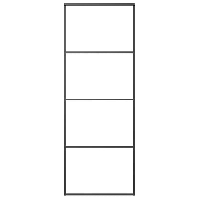 Liukuovi asennustarvikkeilla Getuziu 76x205cm (esg lasi ja alumiini)