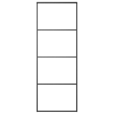 Liukuovi asennustarvikkeilla Mavrea 76x205cm (esg lasi ja alumiini)