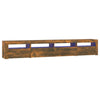 TV-taso LED-valoilla savutammi 240x35x40 cm