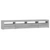 TV-taso LED-valoilla harmaa Sonoma 240x35x40 cm