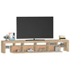 Sonoma tammi tv-taso led-valoilla Cinstantin 230x36,5x40cm