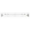 Valkoinen tv-taso led-valoilla Cinstantin 290x36,5x40cm