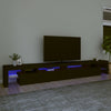 TV-taso LED-valoilla musta 290x36,5x40 cm