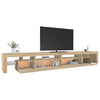 Sonoma tammi tv-taso led-valoilla Cinstantin 290x36,5x40cm