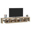 Sonoma tammi tv-taso led-valoilla Cinstantin 260x36,5x40cm