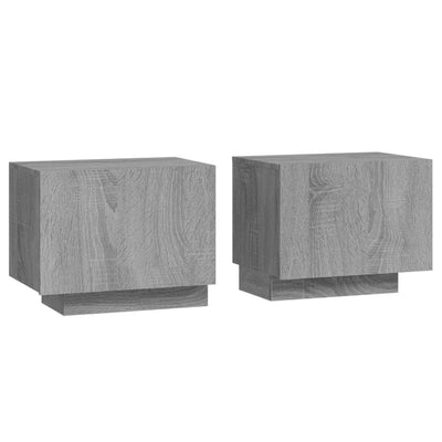 Yöpöytä harmaa Sonoma 100x35x40 cm tekninen puu