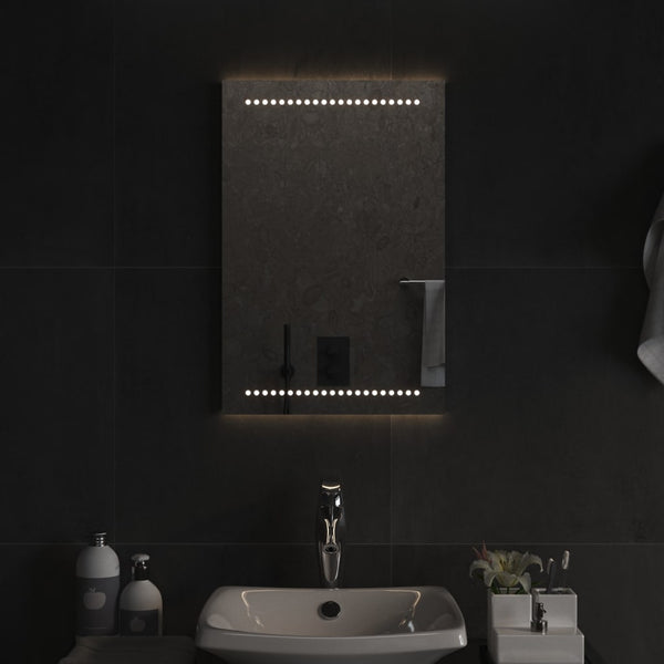 Kylpyhuoneen LED-peili 40x60 cm