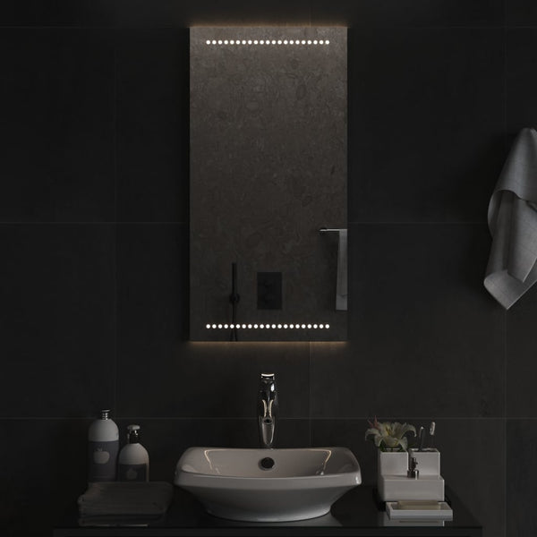 Kylpyhuoneen LED-peili 40x80 cm