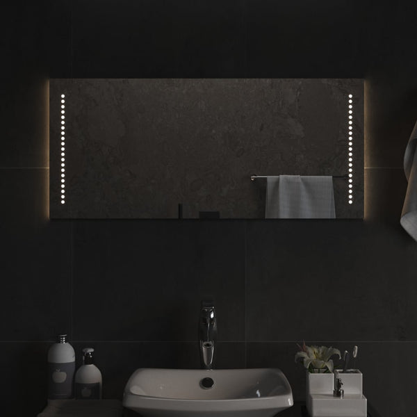 Kylpyhuoneen LED-peili 40x90 cm