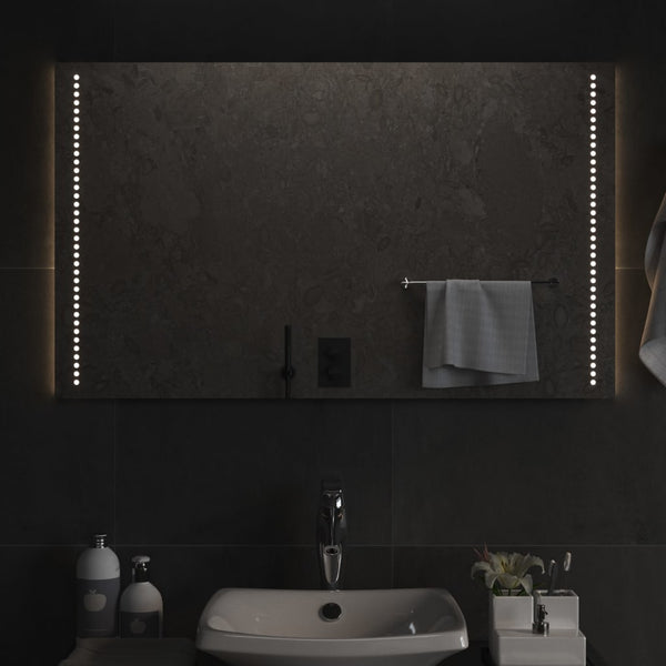 Kylpyhuoneen LED-peili 60x100 cm
