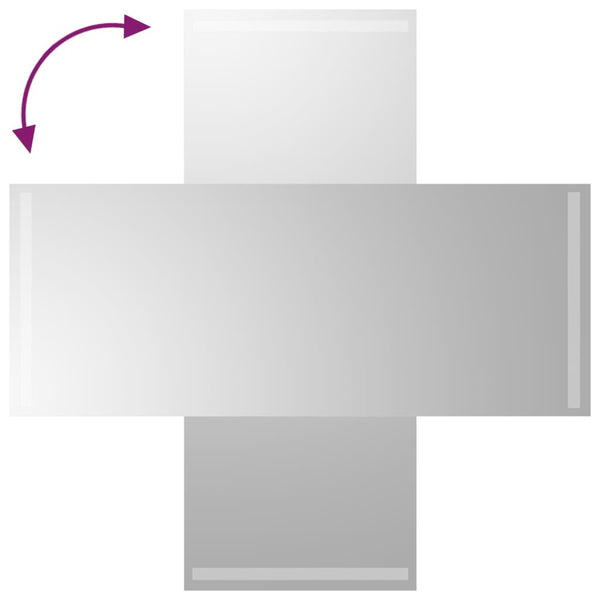 Kylpyhuoneen LED-peili 40x100 cm