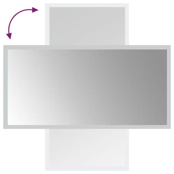 Kylpyhuoneen LED-peili 30x60 cm