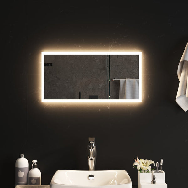 Kylpyhuoneen LED-peili 30x60 cm