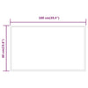 Kylpyhuoneen LED-peili 60x100 cm
