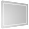 Kylpyhuoneen LED-peili 60x80 cm