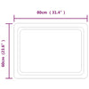 Kylpyhuoneen LED-peili 60x80 cm