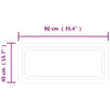 Kylpyhuoneen LED-peili 40x90 cm