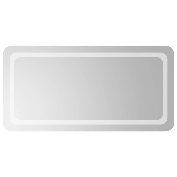 Kylpyhuoneen LED-peili 50x100 cm