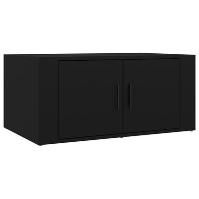 Sohvapöytä musta 80x50x36 cm tekninen puu