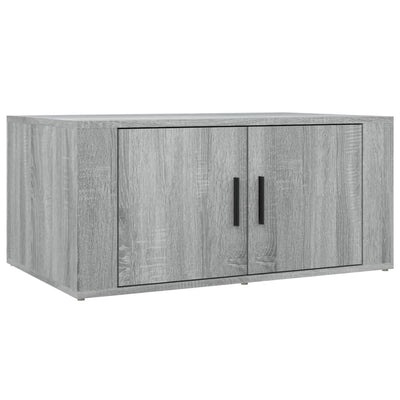 Sohvapöytä harmaa Sonoma 80x50x36 cm tekninen puu