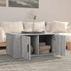 Sohvapöytä harmaa Sonoma 80x50x36 cm tekninen puu