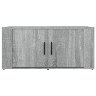 Sohvapöytä harmaa Sonoma 80x50x36 cm tekninen puu