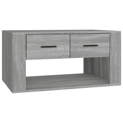 Sohvapöytä harmaa Sonoma 80x50x40 cm tekninen puu