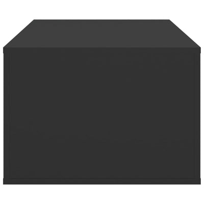 Sohvapöytä musta 100x50,5x35 cm tekninen puu